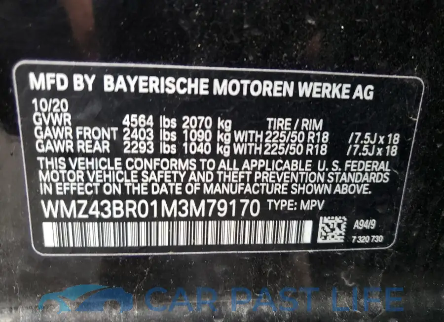 WMZ43BR01M3M79170# 12