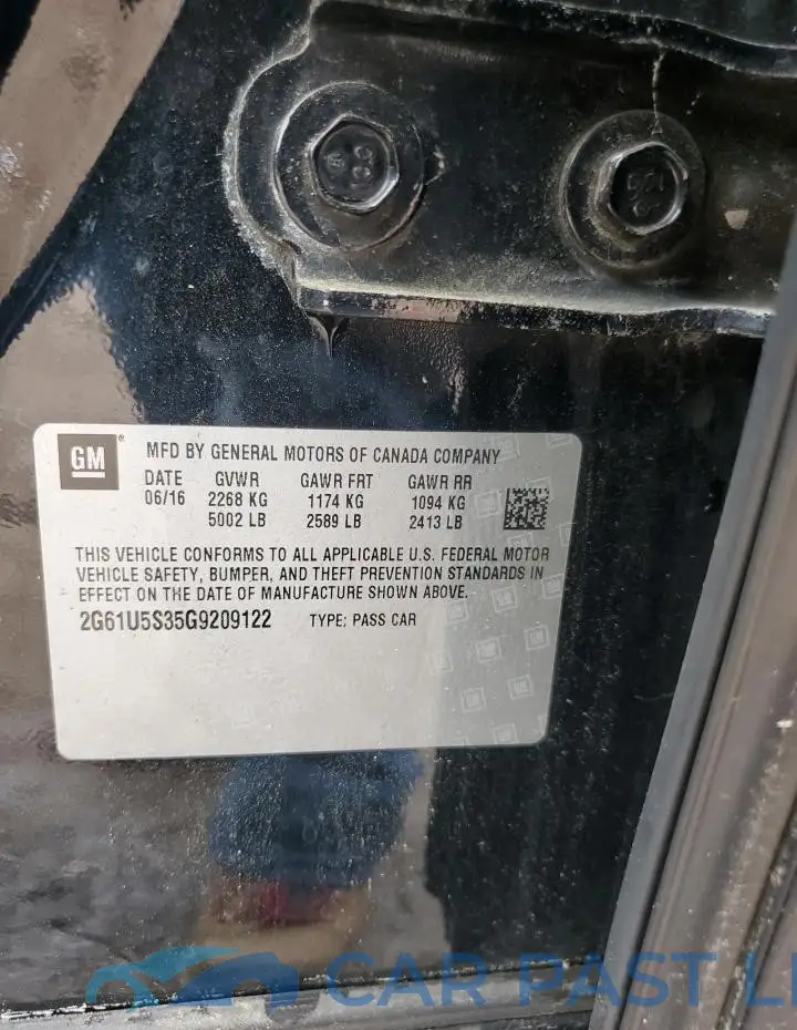 2G61U5S35G9209122# 12