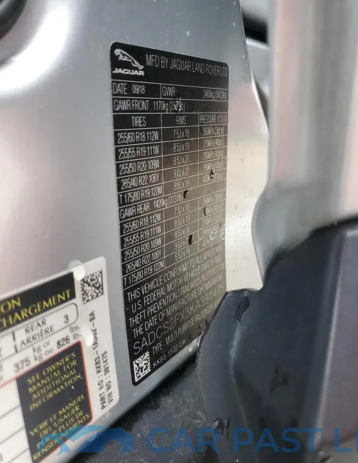 SADCS2FX3KA391475# 13
