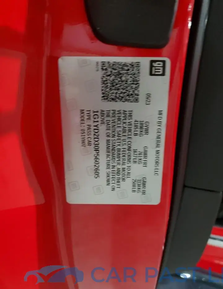 1G1YD2D30P5602605# 12