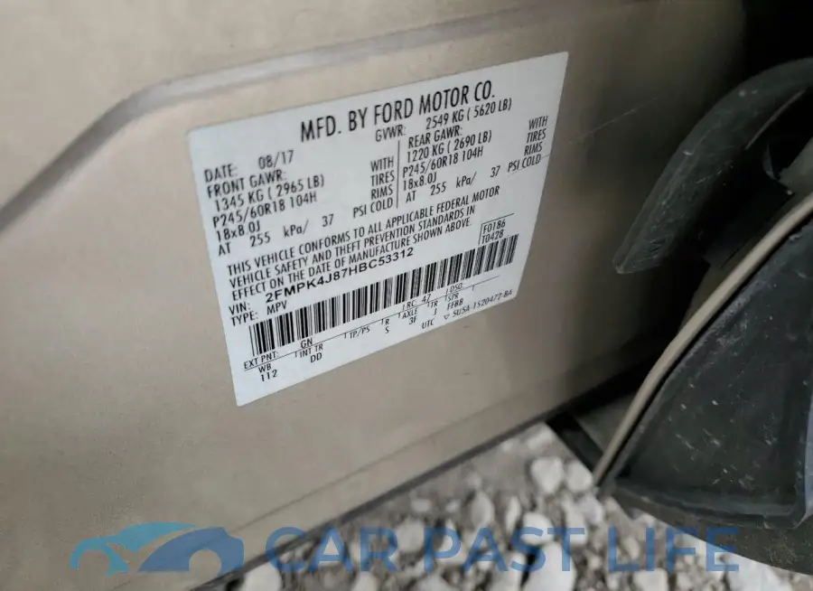 2FMPK4J87HBC53312# 13