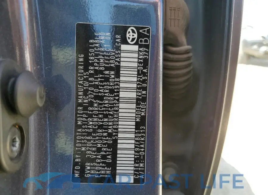 5YFBURHE8GP411938# 13