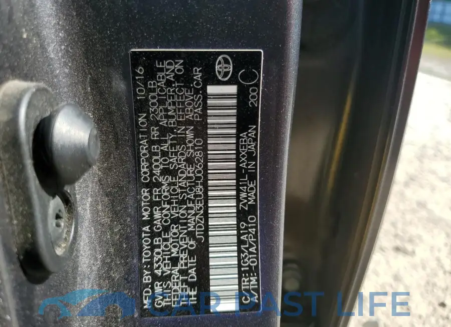 JTDZN3EU8HJ062810# 13