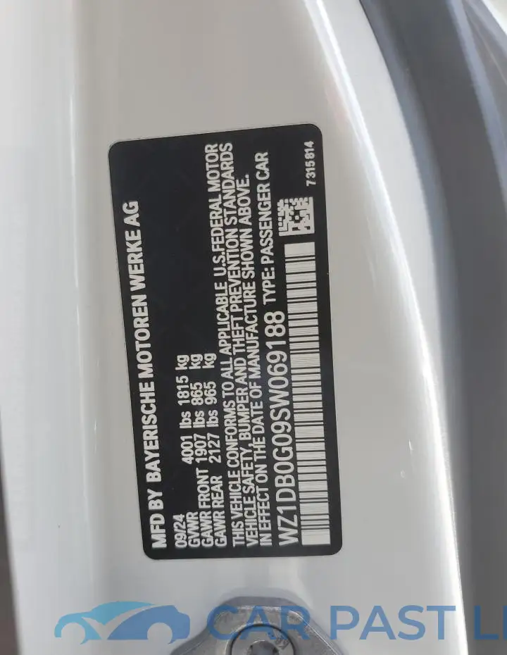 WZ1DB0G09SW069188# 12