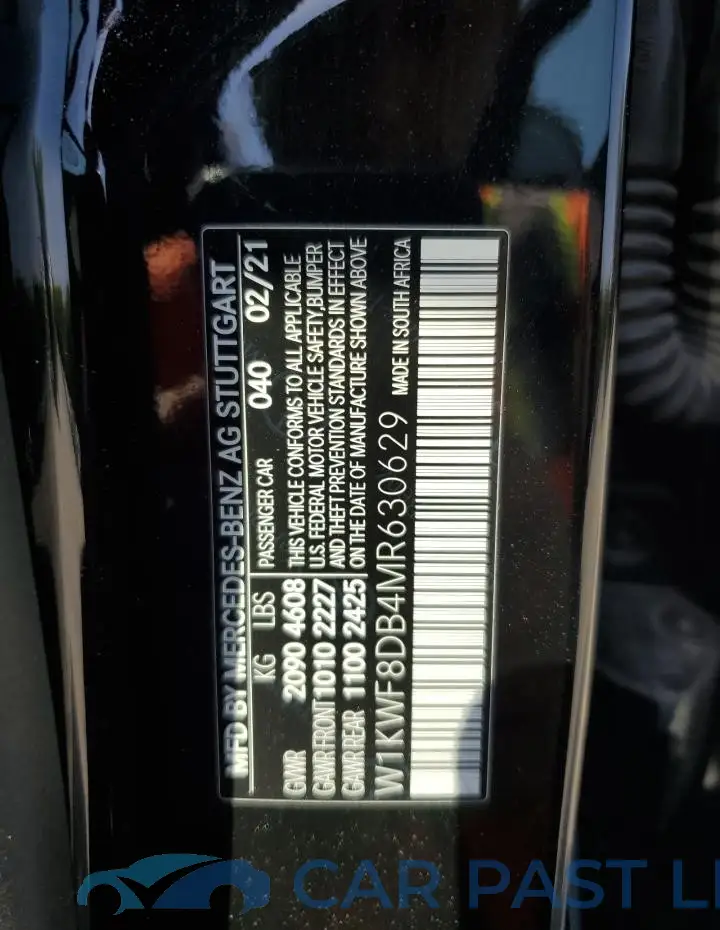 W1KWF8DB4MR630629# 12