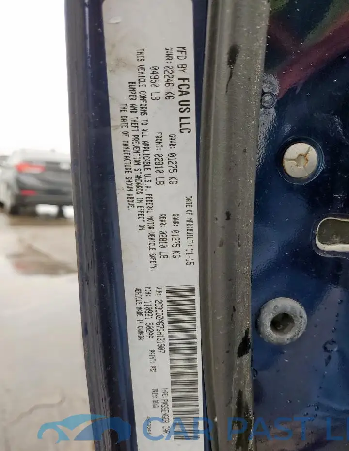 2C3CDZAG7GH131907# 13