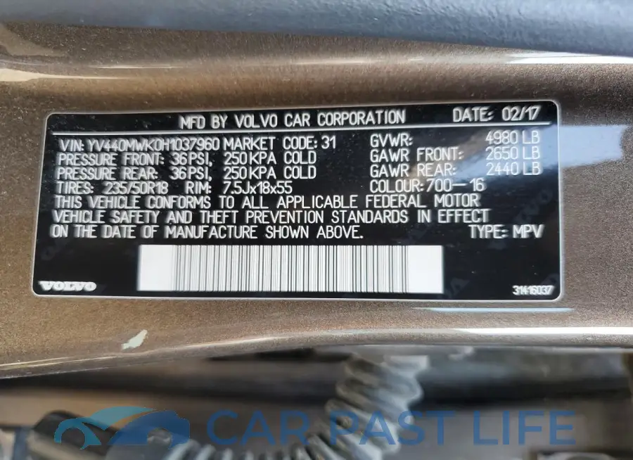 YV440MWK0H1037960# 13