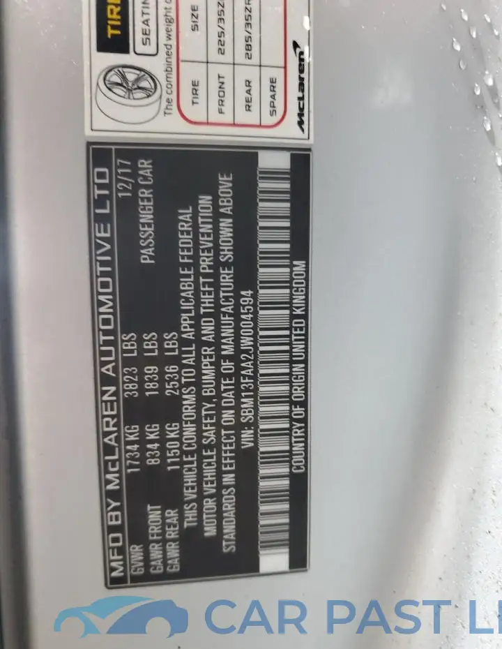 SBM13FAA2JW004594# 13
