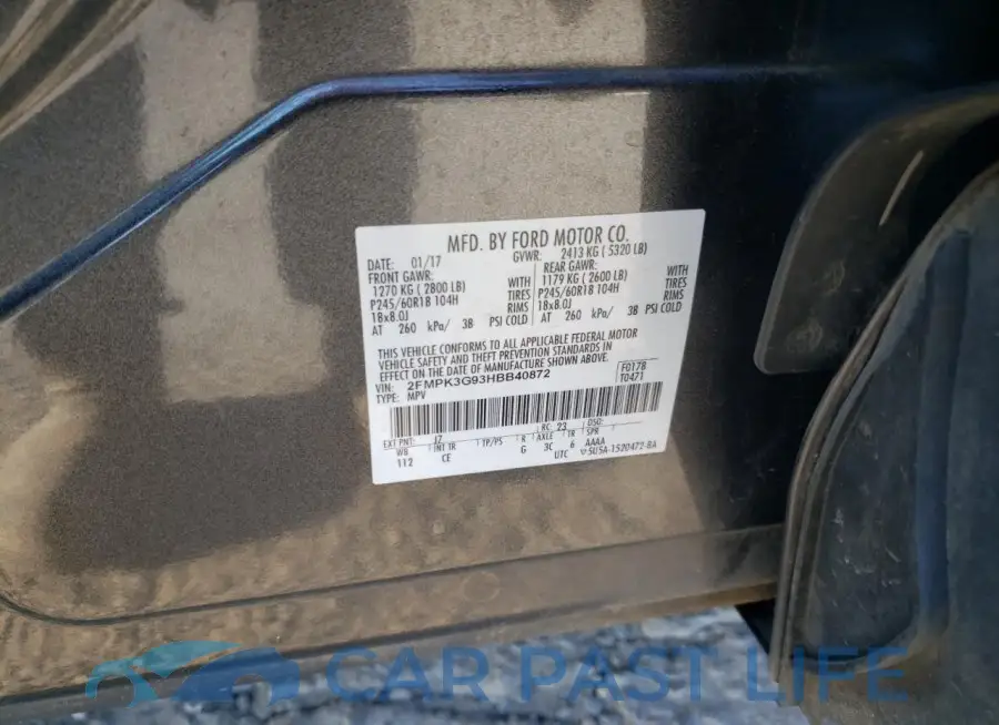 2FMPK3G93HBB40872# 14