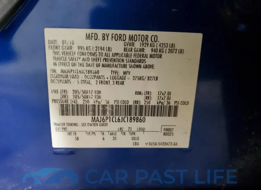 MAJ6P1CL6JC189860# 13