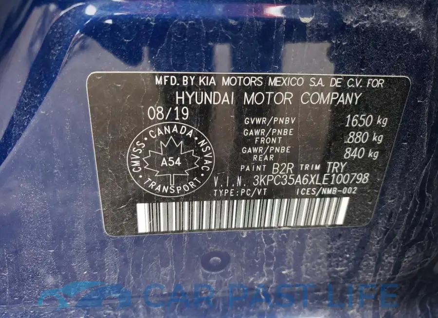 3KPC35A6XLE100798# 12