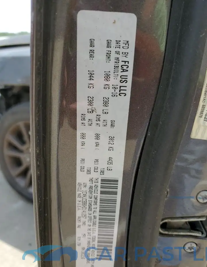1C4NJCBB6HD141257# 13