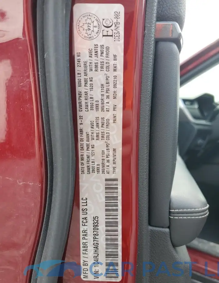 1C4RJHAG7P8709325# 14