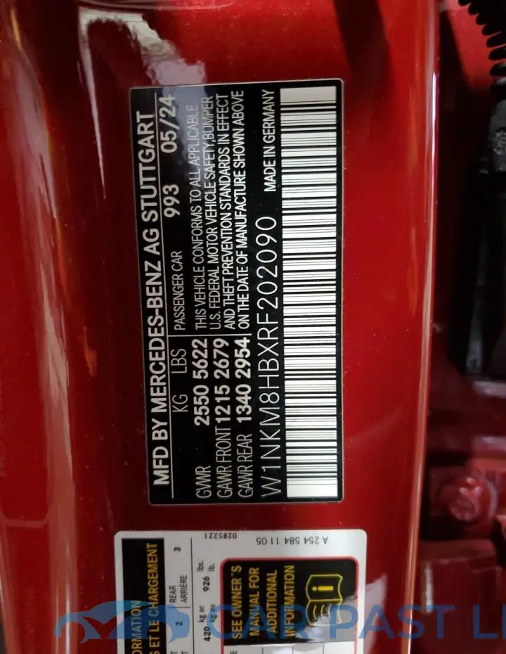 W1NKM8HBXRF202090# 13