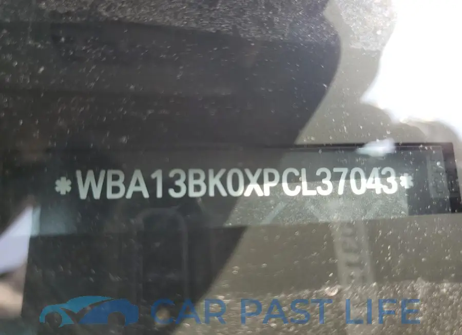 WBA13BK0XPCL37043# 13