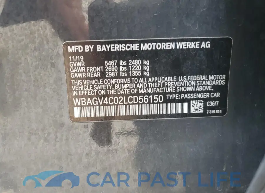 WBAGV4C02LCD56150# 12