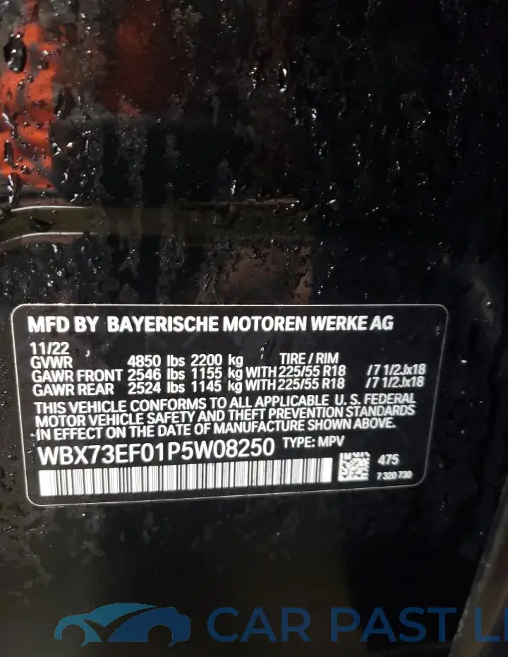 WBX73EF01P5W08250# 13