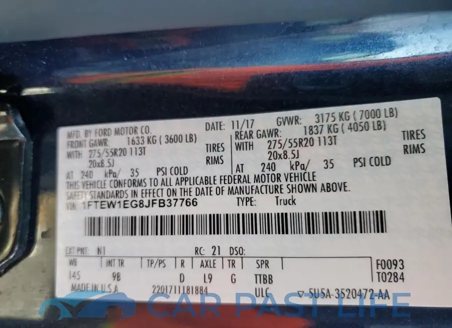 1FTEW1EG8JFB37766# 13