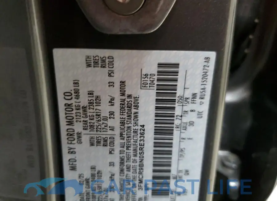 3FMCR9BN0SRE33624# 14