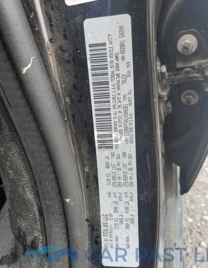 1C6RRFFGXLN300261# 12