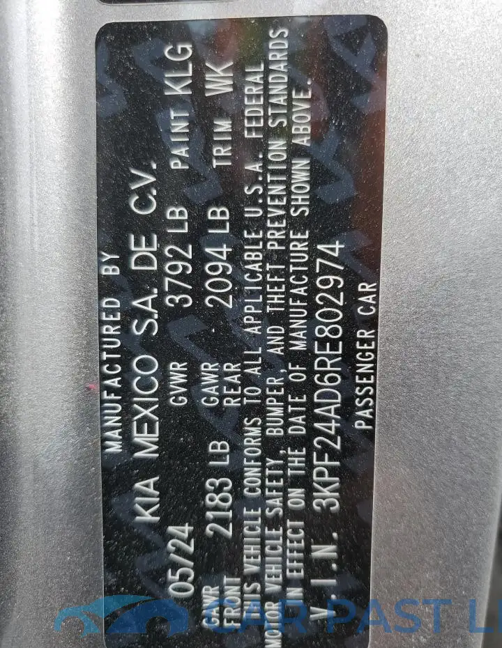 3KPF24AD6RE802974# 12