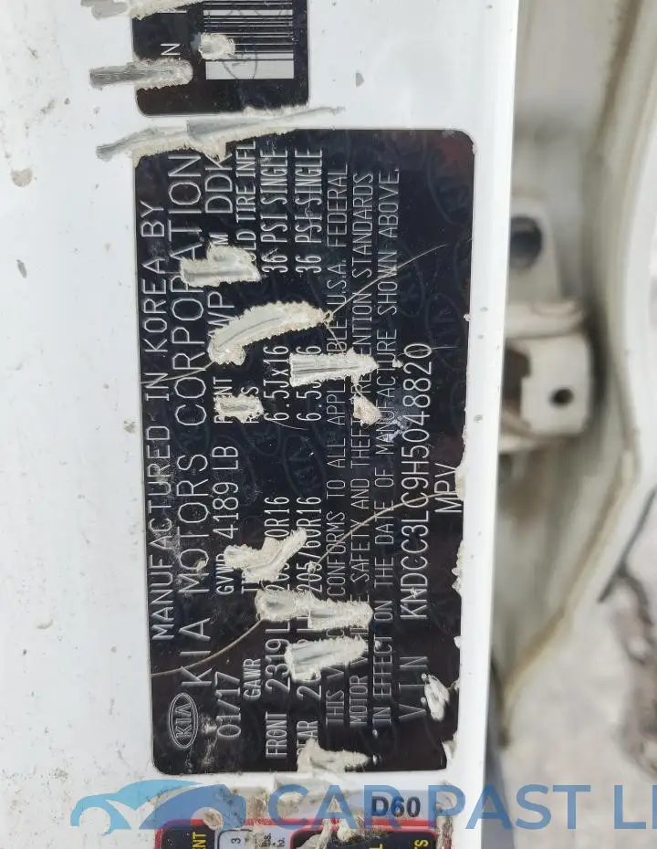 KNDCC3LC9H5048820# 12