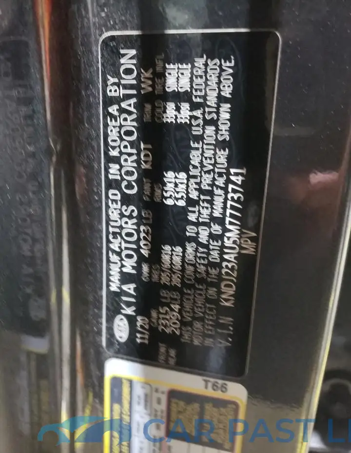 KNDJ23AU5M7773741# 13