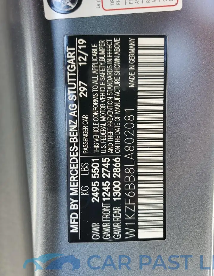 W1KZF6BB8LA802081# 13