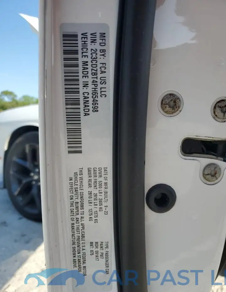 2C3CDZBT4PH654698# 12