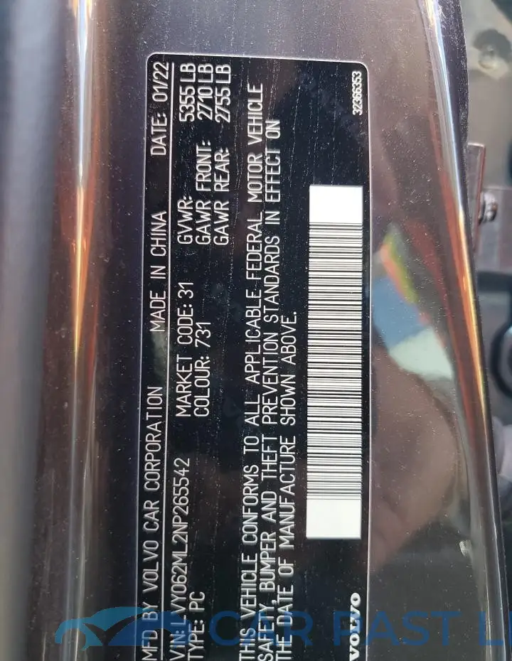LVY062ML2NP265542# 13