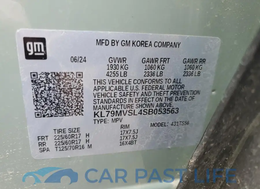 KL79MVSL4SB053563# 13