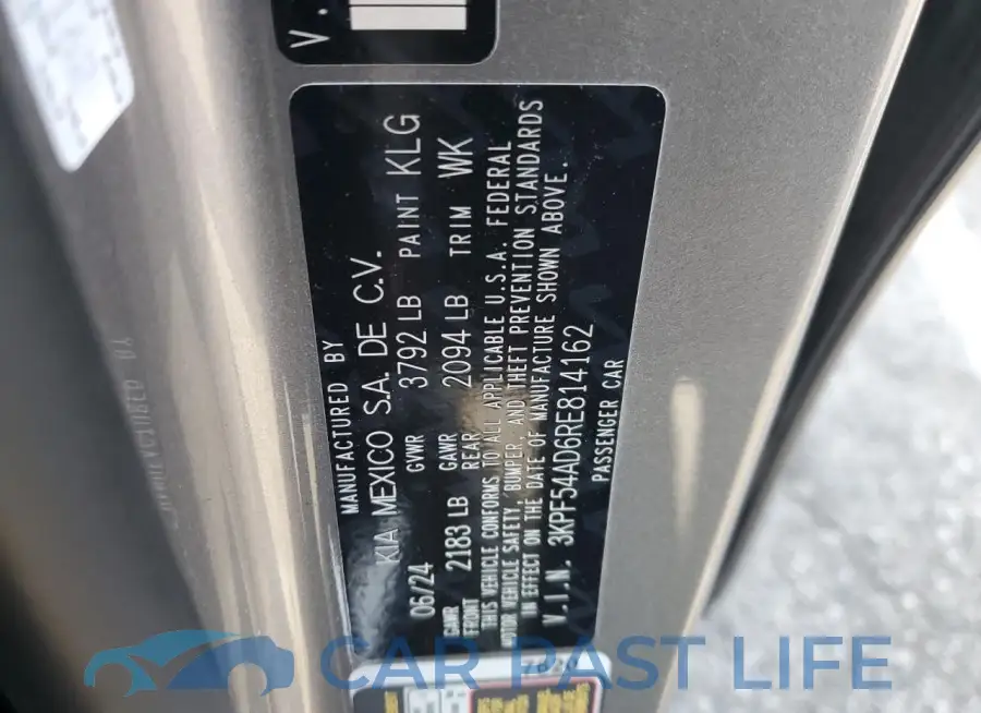 3KPF54AD6RE814162# 13