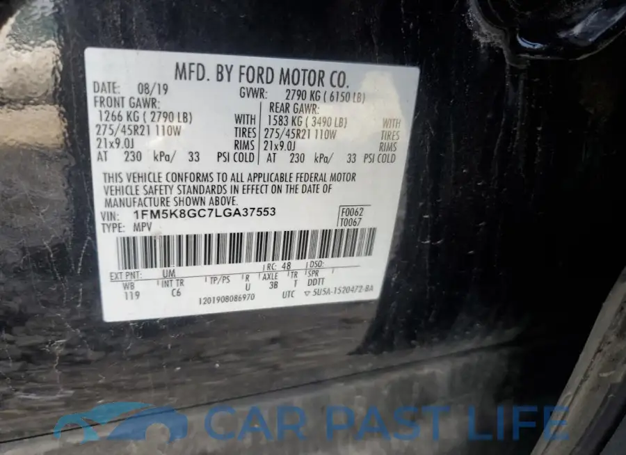 1FM5K8GC7LGA37553# 13