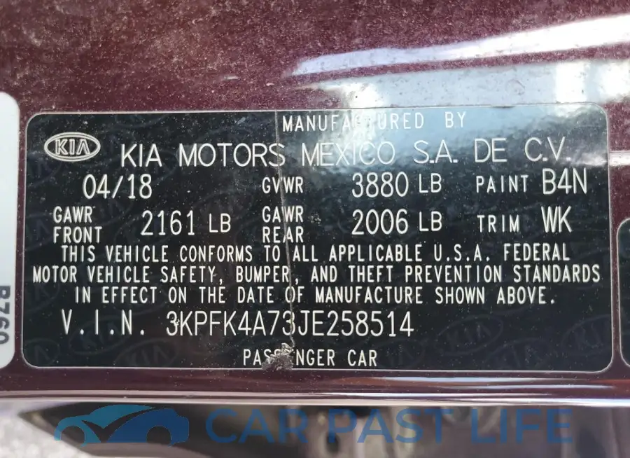 3KPFK4A73JE258514# 12