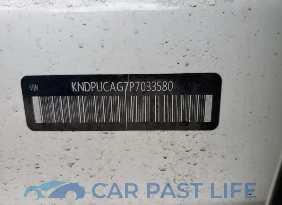 KNDPUCAG7P7033580# 12