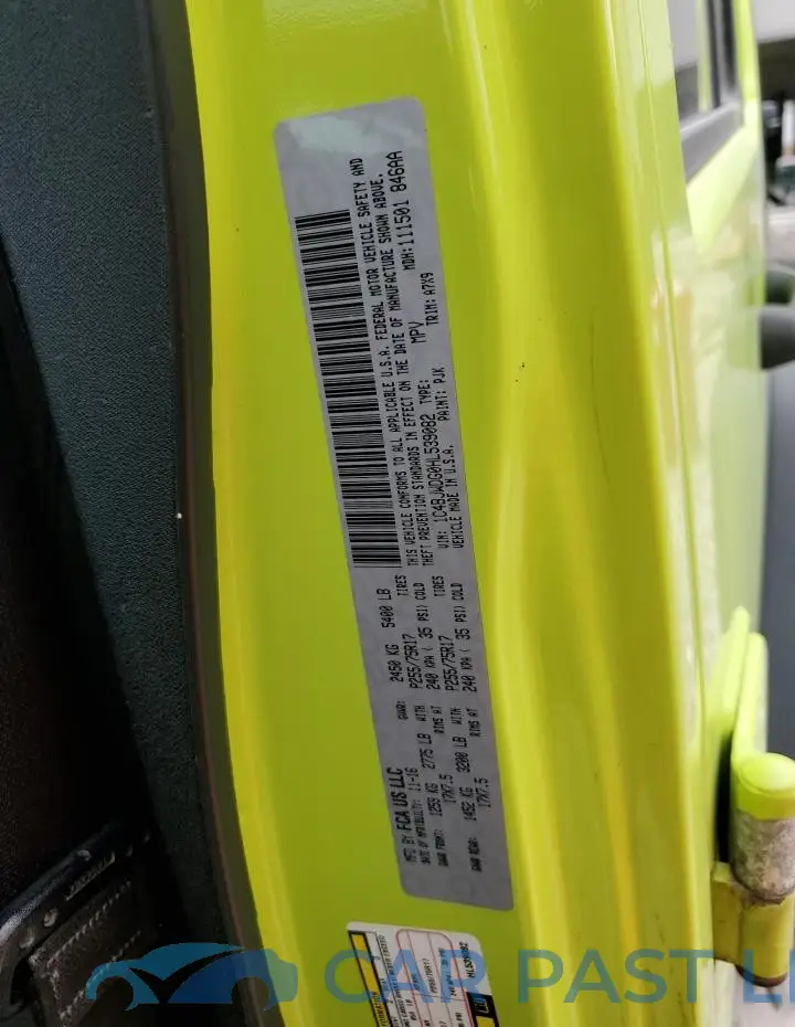 1C4BJWDG0HL539082# 12