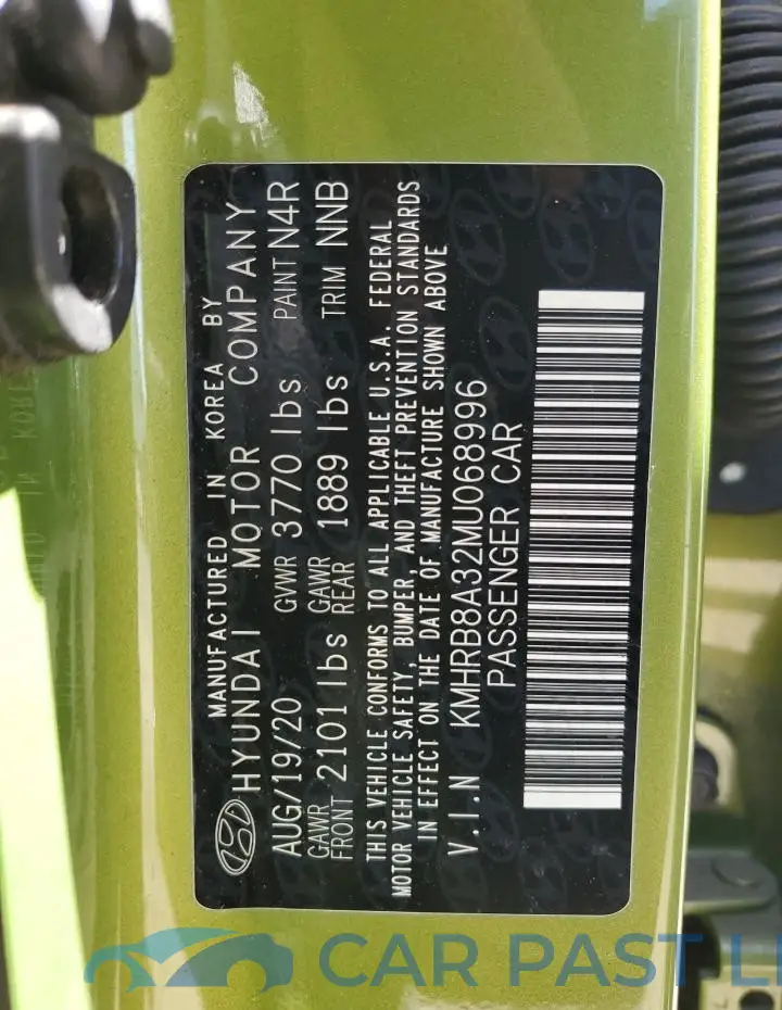 KMHRB8A32MU068996# 12