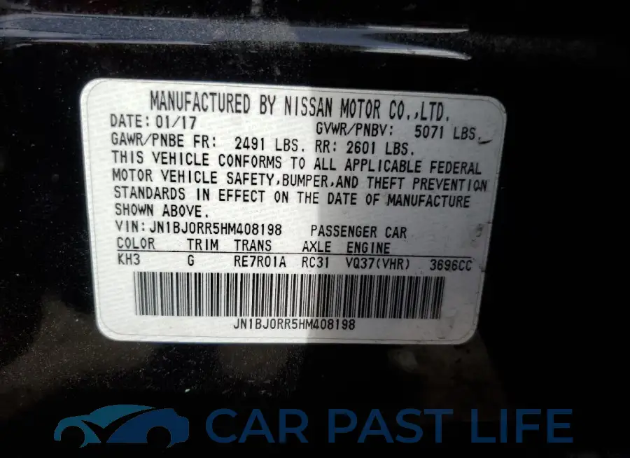 JN1BJ0RR5HM408198# 13