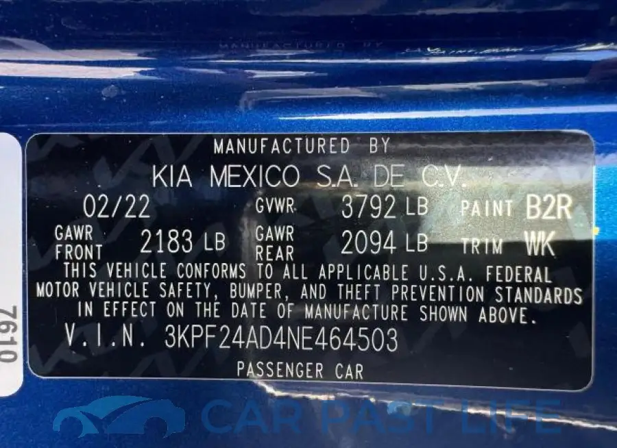 3KPF24AD4NE464503# 15