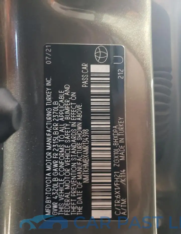 NMTKHMBX4MR134398# 12