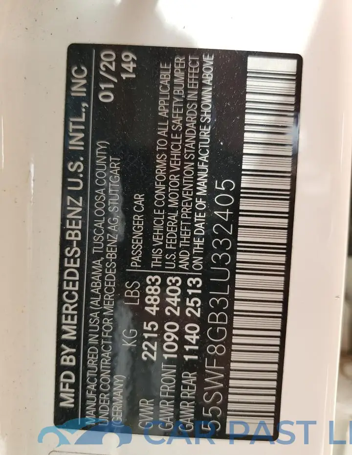 55SWF8GB3LU332405# 13