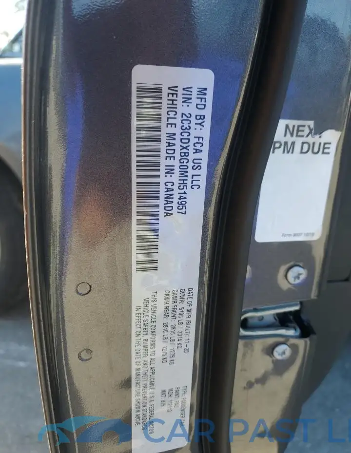 2C3CDXBG0MH514957# 12
