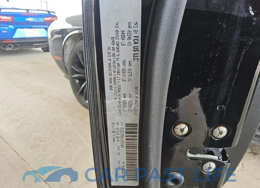 2C3CDZAG5JH255388# 12