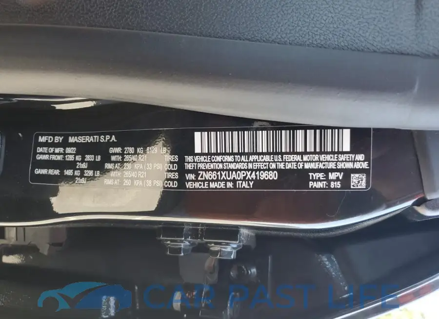 ZN661XUA0PX419680# 13