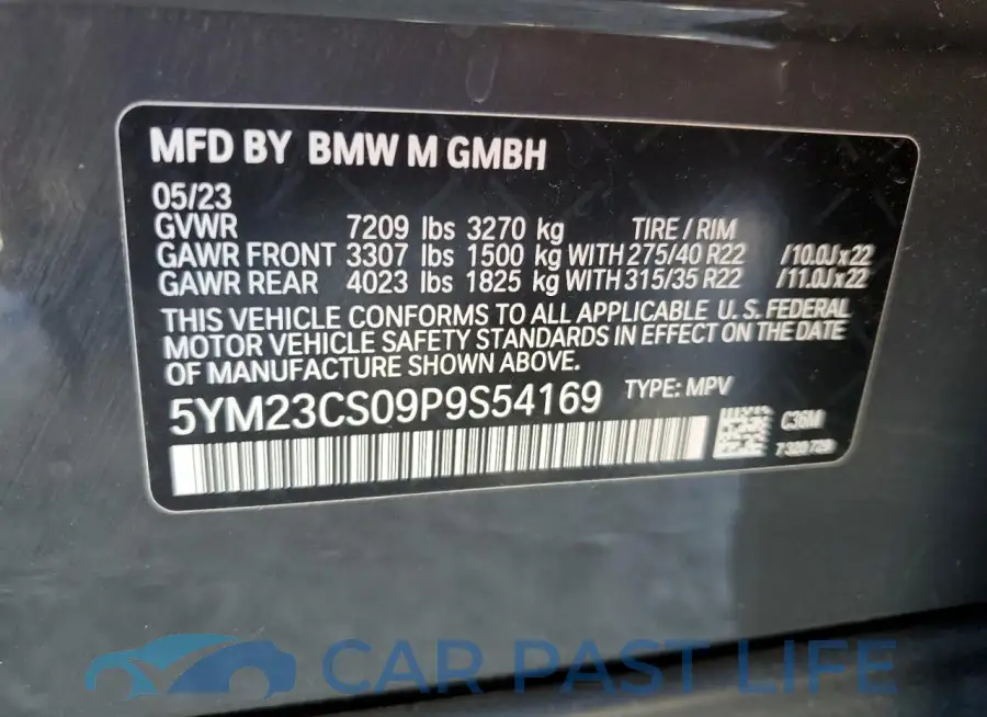 5YM23CS09P9S54169# 14