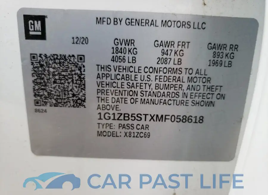 1G1ZB5STXMF058618# 12