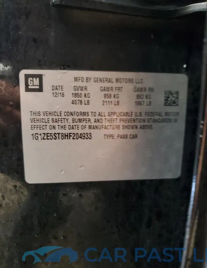 1G1ZE5ST8HF204933# 12