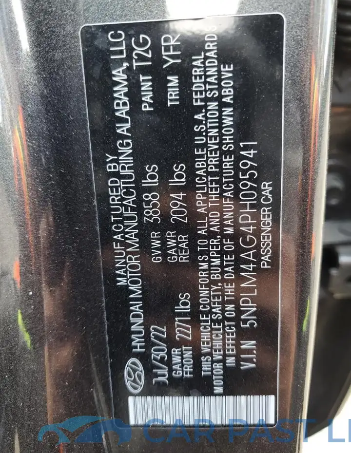 5NPLM4AG4PH095941# 13