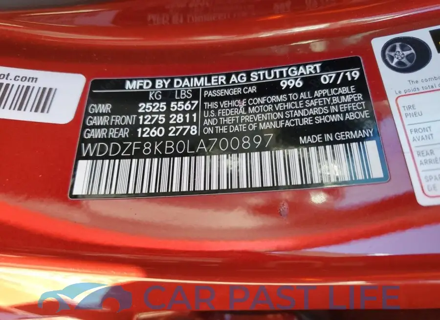 WDDZF8KB0LA700897# 12