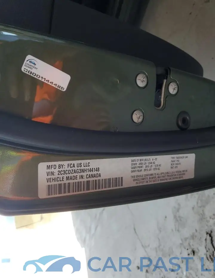 2C3CDZAG3NH144148# 13